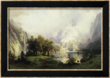 Vue sur les Rocheuses Affiches par Albert Bierstadt