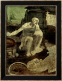 St. Jerome, circa 1480 Art par Leonardo da Vinci 