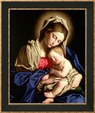 Madonna of the Stoffe, Florence Affiche par Giovanni Battista Salvi da Sassoferrato 