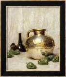 Still Life with Green Peppers and Jug Affiches par Soren Emil Carlsen