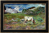 Meadows in Spring Posters par Giovanni Segantini