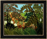Paysage exotique Art par Henri Rousseau