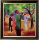 Woman in a Green Jacket, 1913 Art par Auguste Macke