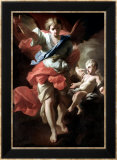 Guardian Angel, circa 1685-94 Poster di Andrea Pozzo