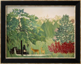 The Waterfall Affiches par Henri Rousseau