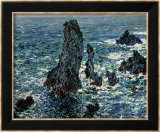 The Rocks at Belle Ile, 1886 Art par Claude Monet