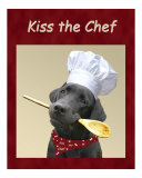 Kiss the Chef Photographic Print by Amy Reges