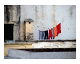 Rooftop Laundry Photographic Print by Vivienne Leibowich