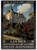 Chateau de Loches Reproduction procédé giclée par Constant Leon Duval