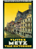 Visitez Metz Giclee Print by H. De Renancourt