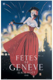 Fetes de Geneve Giclee Print