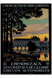 Chenonceaux Reproduction procédé giclée par Constant Leon Duval