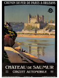 Chateau de Saumur reproduction procédé giclée