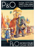 P&O Ocean Cruises Giclee Print by Dorothy Newsome