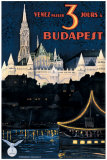 Budapest Giclée-Druck von Polya Tibor