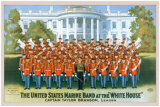 The United States Marine Band at the White House Art by W.l. Radcliffe