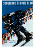 Chamonix World Championships reproduction procédé giclée par Constantin 