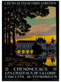 Chenonceaux reproduction procédé giclée par Constant Leon Duval