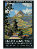Le Puy Griou Giclee Print by Constant Leon Duval
