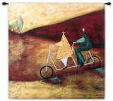 Rolling Home Together Wall Tapestry by Sam Toft