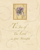 Inspirational Iris IV Láminas por Cheri Blum Inspirational Iris IV Láminas por Cheri Blum