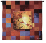 Poppy Patterns Wall Tapestry by Don Li-Leger