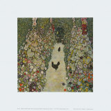 Garden Path with Chickens, 1917 Posters par Gustav Klimt