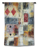 Casino Abstract Wall Tapestry by Jane Bellows