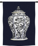 Oriental Blue II Wall Tapestry