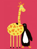 Andree Prigent - Love Between a Giraffe and a Penguin - Tablo Andree Prigent - Love Between a Giraffe and a Penguin - Tablo