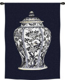 Oriental Blue II Wall Tapestry