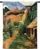 Chemin a Papeete Wall Tapestry by Paul Gauguin