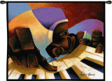 Frankie Fingertips Mid Wall Tapestry by Maurice Evans
