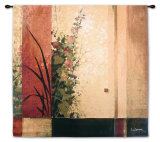 Hollyhock Garden II Wall Tapestry by Don Li-Leger