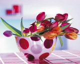Tulips and Dots Posters
