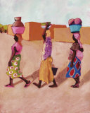 Three Africans Posters by Kalou 