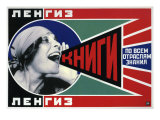Lengiz, Books on Every Subject, 70 1925 reproduction procédé giclée par A. Rodchenko