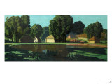 Lake Landscape Giclee Print by Mfrf 