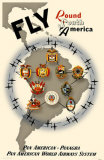 Fly Round South America Masterdruck