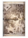 Plan of Boston, Nex England, with Military Works, London 1777 Giclee Print by Henry Pelham