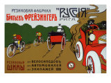Frezinger Bros. Rubber Tyres Giclee Print