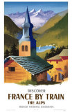 Discover France By Train- The Alps Masterprint