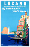 Lucano- Fly SWISSAIR Masterprint