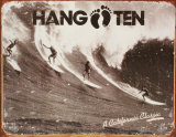 Hang Ten Cartel de chapa