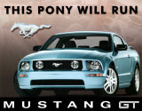 2005 Ford Mustang GT Tin Sign