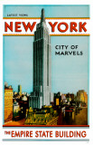 New York- The Empire State Building Lámina maestra