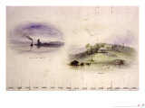 Guyana, Venezuela, Great Fall, Vignette 1841 Giclee Print by Edward Goodall
