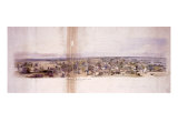 Guyana, Venezuela, View of George Town, Vignette 1841 Giclee Print by Edward Goodall