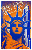 New York- The Wonder City Lámina maestra