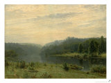 River in the Early Morning Giclee Print by Mfrf